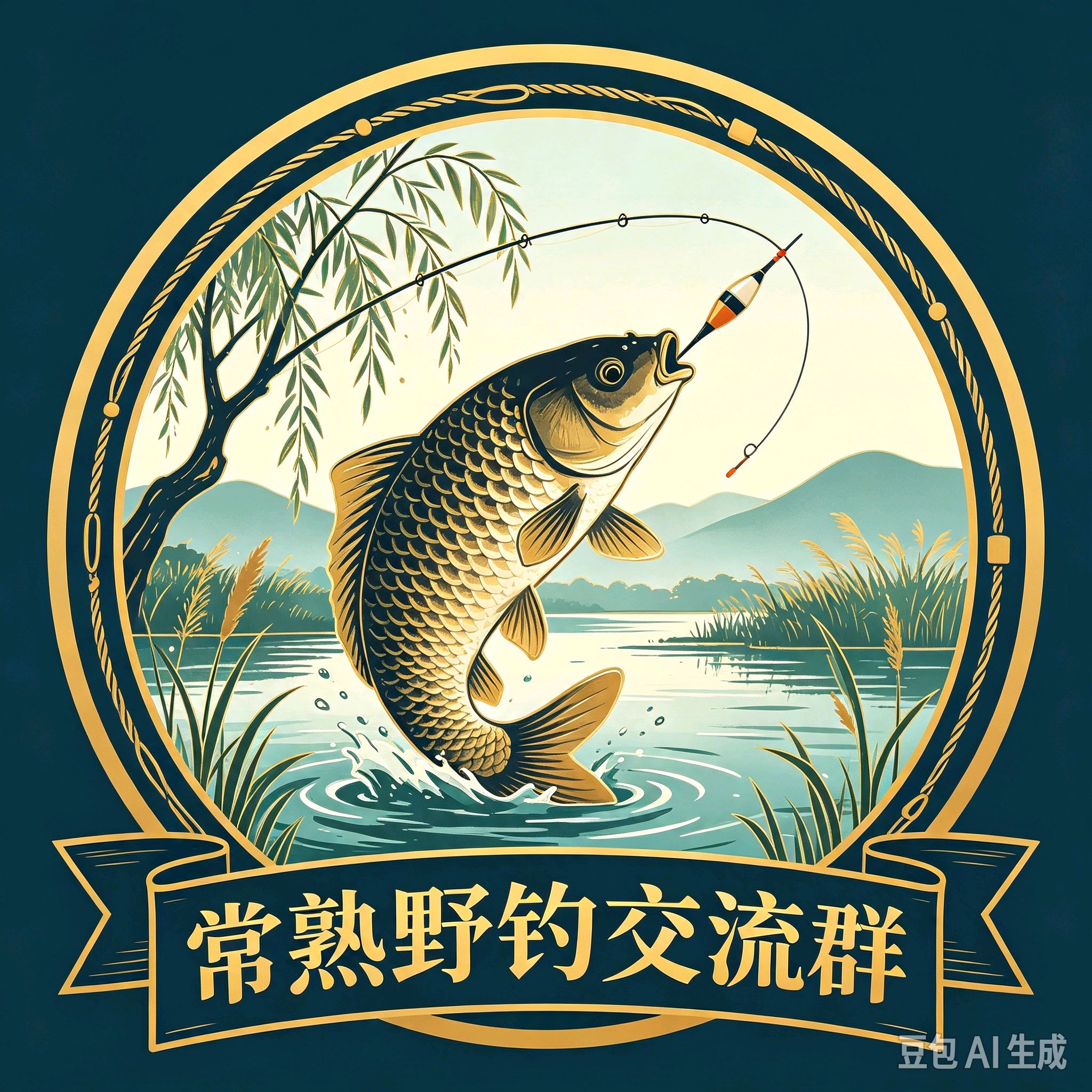 野钓老炮群（不分享钓点） 群聊头像