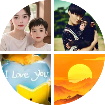 👧🏻👦🏻斜视交流1⃣️群 群聊头像